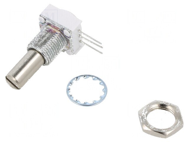 Potenţiometru axial 100k&Omega; 1W 6,35mm THT Ax: fină