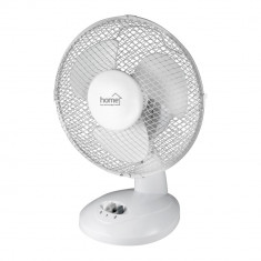 Ventilator de birou, 23 cm, alb cu stare fixa sau miscare circulara (90 )