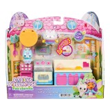 GABBYS DOLLHOUSE FAIRYLANDIA SET DE JOACA BUCATARIA MAGICA A PISICII CAKEY CU