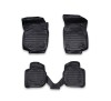 Covorase Auto Tip Tavita Cauciuc ALM Seat Toledo IV 2012-2019, Negre, Fata+Spate, Fixare Podea