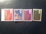 Serie Marea Britanie 1978 - 25 Ani de la Incoronarea Reginei Elisabeta II , 4 valori