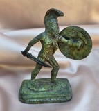 STATUETA VINTAGE DIN BRONZ, MODEL SPARTAN