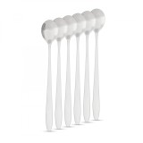 Lingurite de cafea din otel inoxidabil / linguri latte macchiato - 186 x 30 mm - set de 6 Best CarHome, Family