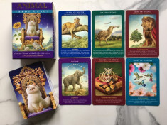 Animal Tarot Cards -78 CARTI TAROT, ORIGINALE/ENGL/SIGILAT+CARTE foto