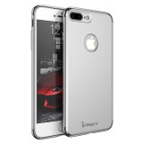 Husa iPhone 7 Plus Ipaky Luxury Thin, Protectie Completa, Anti-zgarieturi, Argintie