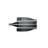 Abtibild bandou lateral compatibil Logan 3 carbon negru 3D (4 bucati) Cod:QITL3-02, Oem