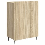 vidaXL Bufet Stejar Sonoma 66 x 34,5 x 92 cm Lemn prelucrat 894357
