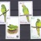 DB1 Fauna Pasari 2003 Mauritius WWF 4 v. MNH