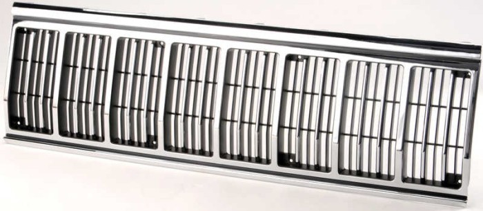 Grila radiator Jeep Cherokee 1984-1990, crom, 55034046, 240405