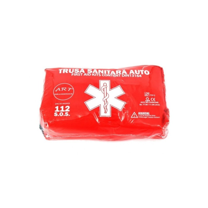 SET 10 X Trusa medicala prim ajutor tip borseta din material textil omologata