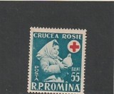 ROMANIA 1957 LP 438 SAPTAMANA CRUCII ROSII MNH
