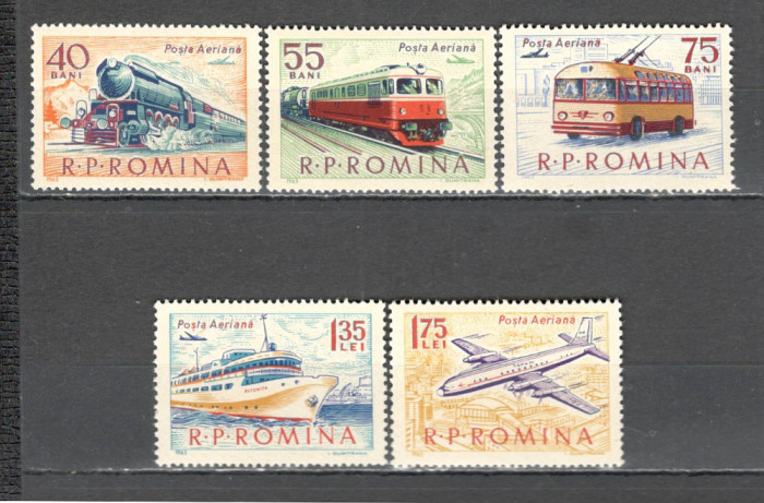 Romania.1963 Posta aeriana-Transporturi ZR.191