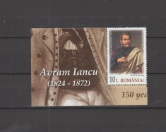 ROMANIA 2022 - AVRAM IANCU-150 ani de la moarte - Serie 1 timbru LP.2384 MNH**