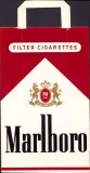 PG28 Pungă din h&acirc;rtie cu reclamă la țigări &bdquo;Marlboro&rdquo;