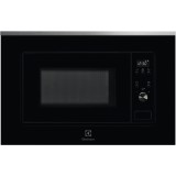 Cuptor cu microunde incorporabil Electrolux LMS2203EMX, 20 l, 700 W, avertizare sonora, functie decongelare, negru/inox antiamprenta