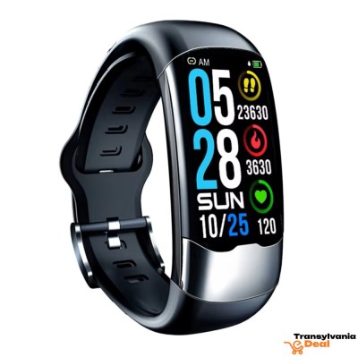 Bratara fitness, Waterproof, IP67, Health Tracker, ECG+PPG, Masurare oxigen foto