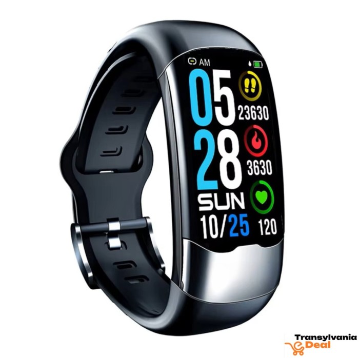 Bratara fitness, Waterproof, IP67, Health Tracker, ECG+PPG, Masurare oxigen
