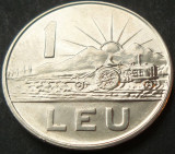 Moneda 1 LEU - RS ROMANIA, anul 1966 *cod 2056 B = excelenta