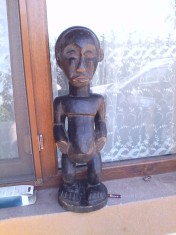 Statuie veche din lemn Fertilitate arta Africana