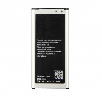 Acumulator pentru Samsung Galaxy S5 Mini Cu NFC, EB-BG800CBE, 2100 mAh foto