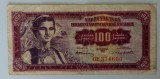 Bancnota Iugoslavia - 100 Dinara 1955