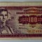 Bancnota Iugoslavia - 100 Dinara 1955