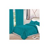 Cumpara ieftin Lenjerie de Pat Bumbac Finet, 6 Piese + 2 Draperii - SIPR-S-13