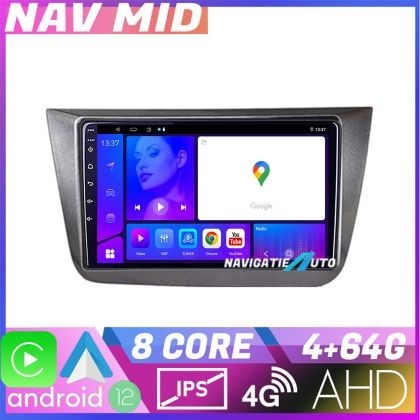 Navigatie Seat Altea 2005 2014 EDOTEC-LITE Android radio gps internet Octa core 4 64 Carplay CarStore Technology
