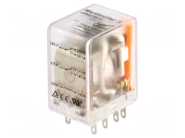 Releu Electromagnetic DPDT 12VDC 10A