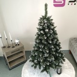 Brad artificial Christmas Deluxe by Sersimo, Crystal nins cu merisoare, 2D, 180cm Household NewTrend, Oem
