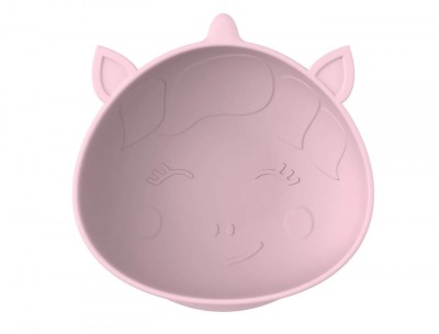 Set 2 Castronele Cu Ventuza Silicon Melii Model Unicorn foto