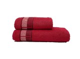 Cumpara ieftin Set 2 Prosoape Remy Rosu 50x100 si 70x140 cm (Bumbac 100%)
