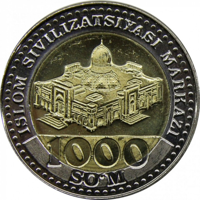 Uzbekistan 1000 Som 2022 - 26.27 mm, B11, KM-New UNC !!!