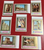 UMM AL QIWAIN, ANIVERSARE - SERIE COMPLETĂ MNH, Nestampilat