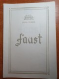 Program opera romana 1970- faust de charles gounod