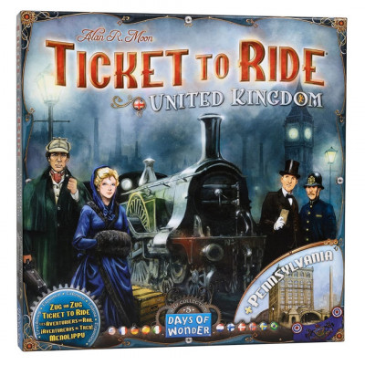Joc de societate Ticket to Ride Map Collection UK/Pennsylvania, limba engleza foto