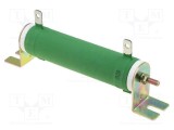 Rezistor bobinat SR PASSIVES 2,2k&Omega; 80W cu ochiuri &plusmn;5% &Oslash;28x121mm