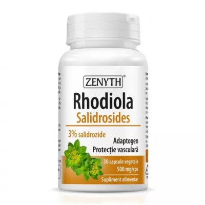 Rhodiola Salidrosides, 30 capsule vegetale, Zenyth foto
