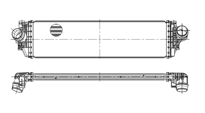 NRF 309120 Intercooler, compresor