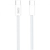 Cablu Date si Incarcare USB-C - USB-C XO Design NB-Q260A, 60W, 1m, Alb