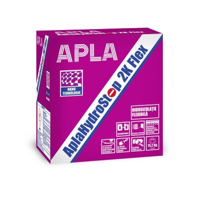 Apla Hydrostop 2k FLex Hidroizolatie Flexibila pe baza de ciment flexibilizat si rasina 15.2 kg foto
