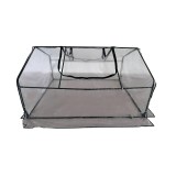 Folie pentru pat germinativ 180x140x94 cm transparentă