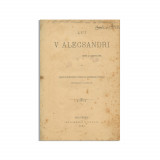 Lui Vasile Alecsandri, 1890