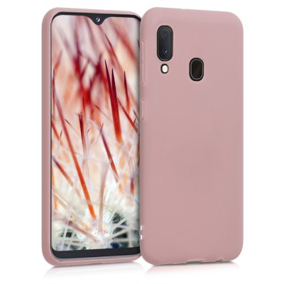 Husa pentru Samsung Galaxy A20e, Silicon, Roz, 48738.193 foto