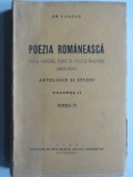 Poezia romaneasca de la origine pana in zilele noastre (1673-1937) - Gh. Cardas Vol.II