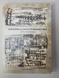 REPREZENTARI ALE CORPULUI IN IMAGINARUL BIBLIC - CARTEA PROVERBELOR de RALUCA BOBOC , 2015 , DEDICATIE