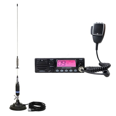 Kit Statie radio CB TTi TCB-900 EVO + Antena CB PNI S75 cu magnet foto