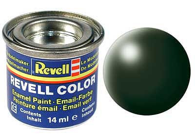 REVELL dark green silk