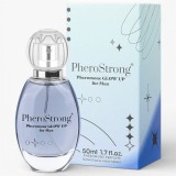 Parfum cu feromoni PHEROSTRONG Pheromone Glow Up Men, pentru bărbați, cu note de bergamotă, floare de portocal, mosc, 50 ml