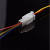 Conector Auto 6 Fire Alb, 25cm, Mufă 6 Pini, Cablu Mama-Tata, Siguranță, Aplicații Audio, Alimentare, Electronică, Industrială